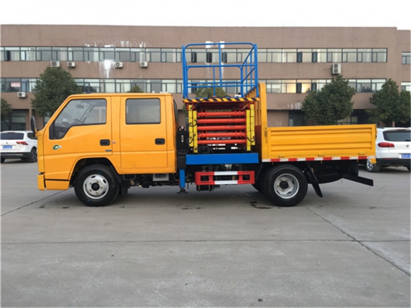 (國六)江鈴10米剪叉式升降平臺高空作業(yè)車
